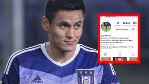 La cuenta de Instagram de Andy Najar fue hackeada este miércoles. En las redes sociales ya se habla de los sucedido.