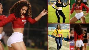 Las hermosas chicas no pueden hacer falta en los juegos de la Liga Nacional y en El Progreso, Puerto Cortés y San Pedro Sula dijeron presente.