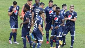 Motagua buscará este domingo la remontada ante Olimpia y con ello romper con estos números. Foto DIEZ