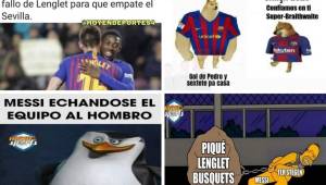 Te presentamos los mejores memes que dejó el partido del FC Barcelona ante el Sevilla, el protagonista principal es Messi.