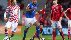 Luka Modric y Croacia jugarán el repechaje en Europa al igual que Italia. Fotos AFP