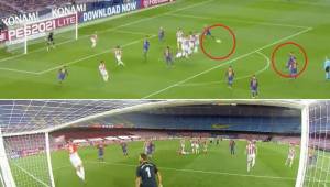 Messi no anotaba un gol de tiro libre desde la campana anterior.