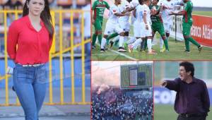 En el juego de Olimpia ante Marathón se vio de todo, pero la televisión no pudo captar algunas cosas en el estadio Nacional de Tegucigalpa.