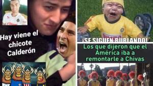 Te presentamos los mejores memes que dejó la eliminación del América ante la Chivas en la Liga MX. Memo Ochoa es una de las víctimas favoritas y esto es lo que dicen del 'Chicote' Calderón.