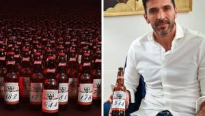 Buffon, entre los porteros que ya recibió su botella personalizada por estar en los jugadores que recibió al menos un gol de Messi.