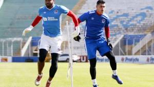 Edrick Menjívar y Harold Fonseca pelearán por la titularidad en el Olimpia en este Apertura 2019.