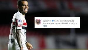 Dani Alves podría volver a la liga española a sus 37 años.