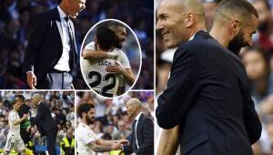 Benzema, Keylor, Marcelo, Isco demostraron su felicidad al tener nuevamente a Zidane como entrenador. Este sábado, aunque les costó, se vio a un Real Madrid lleno de ganas de pelear hasta el final la Liga.