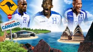 Los jugadores de Honduras están listos para saltar al ANZ Stadium y buscar ese ansiado pase a Rusia 2018. Arte: Marlon Murcia
