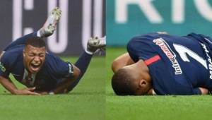 La imagen de dolor de Mbappé le está dando la vuelta al mundo. Malas noticias para el PSG.