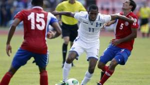 Jerry Bengtson fue el héroe de Honduras en el último partido eliminatorio ante Costa Rica en San Pedro Sula. Foto DIEZ