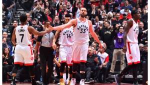 Toronto Raptors tuvo un gran juego y superó a los campeones Golden State Warriors en el primer juego de la gran final de la NBA.