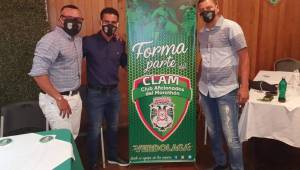 Marathón presentó el nuevo proyecto llamado CLAM, Club de Aficionados del Marathón, el cual está integrado por leyendas de la institución.