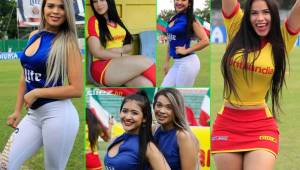 Se abrió la Jornada 6 del torneo Apertura de la Liga Nacional de Honduras y las bellas chicas no podían faltar.