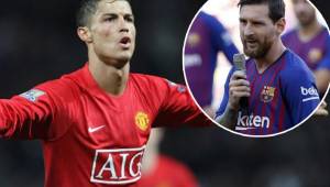 A Cristiano Ronaldo lo molestaban con Messi cuando jugaba para el Manchester United.