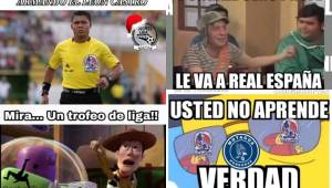 Te presentamos los mejores memes que dejó la eliminación de Real España de las semifinales ante Olimpia en Tegucigalpa.
