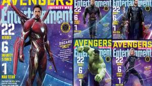 La revista Entertainment Weekly reveló 15 portadas oficiales de la película de Marvel, Averngers: Infinity War.