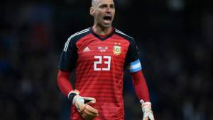 Willy Caballero está en la etapa final de su carrera y ha debutado finalmente con Argentina.