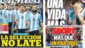 Te presentamos las portadas de los medios deportivos más importantes del mundo. En Argentina han tirado duro a la Albiceleste.