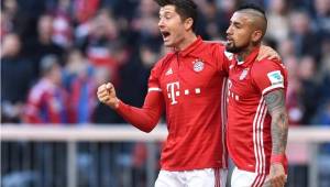 El delantero Polaco Robert Lewandowsky marcó doblete en la victoria del Bayern Munnich 3-0 sobre el Eintracht Frankfurt.