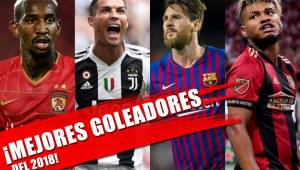 Una lista que publica Transfermarkt revela a los mejores goleadores de todo el 2018, donde figura un jugador hondureño.