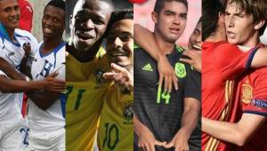 Honduras, Brasil, México y España serán las selecciones que intentarán llevarse la próxima Copa del Mundo en categorías Sub-17.