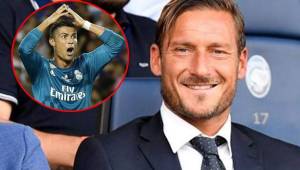 Totti confesó que su favorito es Messi por encima de Cristiano Ronaldo.