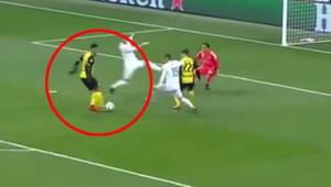 Golazo de Aubameyang da el empate a Borussia Dortmund contra el Real Madrid.