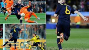 Iniesta marcó el único tanto del partido que le dio la Copa del Mundo a España hace una década.