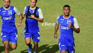 Douglas Martínez llegó este sábado a suelo hondureño y este domingo se unió a la Sub-23. Foto Yoseph Amaya.