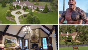 'La Roca' compró una mansión de 9.5 millones de dólares en Georgia, el actor se dará el lujo de tener su propia granja, la casas es espectacular.