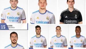 Real Madrid actualizó su plantilla para la temporada 2021/22 y dio algunas sorpresas. El jugador que desapareció luego de 16 años y el fichaje que figura en la nómina.