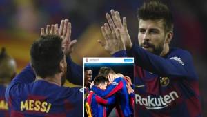 Gerard Piqué le dijo adiós a Leo Messi y recordó el año que inició su amistad.