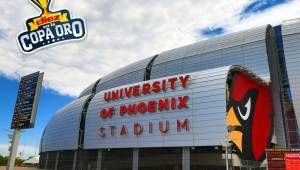 El estadio de la Universidad de Phoenix en Arizona es la joya arquitectónica donde Honduras enfrentará a México en cuartos de Copa Oro. Fotos Ronald Aceituno