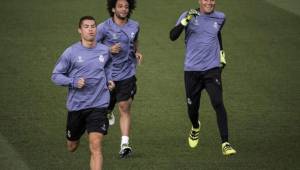 Cristiano Ronaldo, Marcelo y Keylor Navas, se reportan listos para el partido contra el Celta.