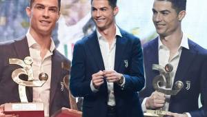 Cristiano Ronaldo ganó dos premios en su primera temporada en el fútbol italiano con la Juventus de la Serie A mientras Lionel Messi ganaba el Balón de Oro 2019.