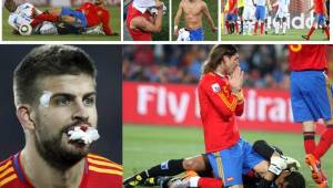 España recordó hoy el triunfo 2-0 ante Honduras en el Ellis Park que marcó su camino en el Mundial de Sudáfrica 2010. Estas son las postales que dejó ese encuentro.