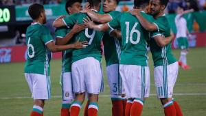 México venció 3-1 a Irlanda en su último partido de preparación de cara a los juegos eliminatorios ante Honduras y Estados Unidos. Foto AFP