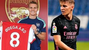 Martin Odegaard abandonó el Real Madrid y firmó por el Arsenal hasta 2026.