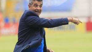 El entrenador del Motagua, Diego Vázquez, lleva ocho años al mando del cuadro capitalino con el que ha ganado cinco campeonatos de Liga. Foto archivo DIEZ