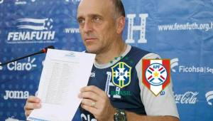 Honduras viajará el domingo a Sudamérica para afrontar los partidos amistosos contra Brasil y Paraguay. FOTO Edwin Neptalí Romero