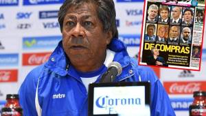 El entrenador hondureño Ramón 'Primitivo' Maradiaga ha sido objeto de burlas en El Salvador.