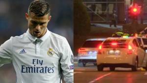 Cristiano Ronaldo salió fastidioso después del empate en el Bernabéu.