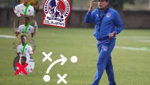 El Olimpia de Nahún Espinoza tendrá varias modificaciones para el torneo Apertura, ya que hay unos lesionados y otros suspendidos por expulsiones.