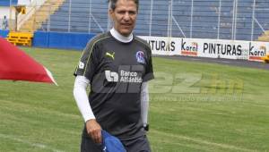 Carlos Restrepo confirmó que Carlo Costly será titular en la vuelta de final de Liga Concacaf este jueves. Fotos Juan Salgado