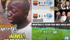 El equipo del Barcelona derrotó 2-1 al Alavés en el Camp Nou y los memes no podían faltar, donde hasta el Real Madrid es protagonista.
