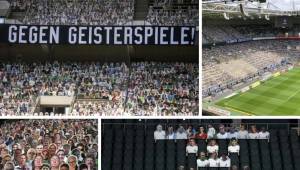 La Bundesliga se robó las miradas. Y es que en el partido del Borussia Mönchengladbach ante el Bayer Leverkusen, hubo presencia de aficionados, pero todos eran de cartón.