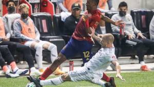 Douglas Martínez jugó los 90 minutos en la derrota del Real Salt Lake ante Los Ángeles FC.