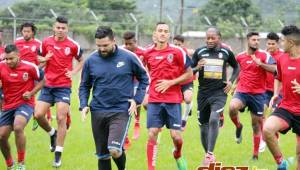 Los jugadores del Real Sociedad en el inicio de los trabajos de pretemporada de cara al torneo Clausura que inicia el próximo 13 de enero. Fotos DIEZ