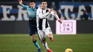 CR7 entró del cambio al minuto 65 y anotó en el empate de la Juventus ante el Atalanta 2-2.